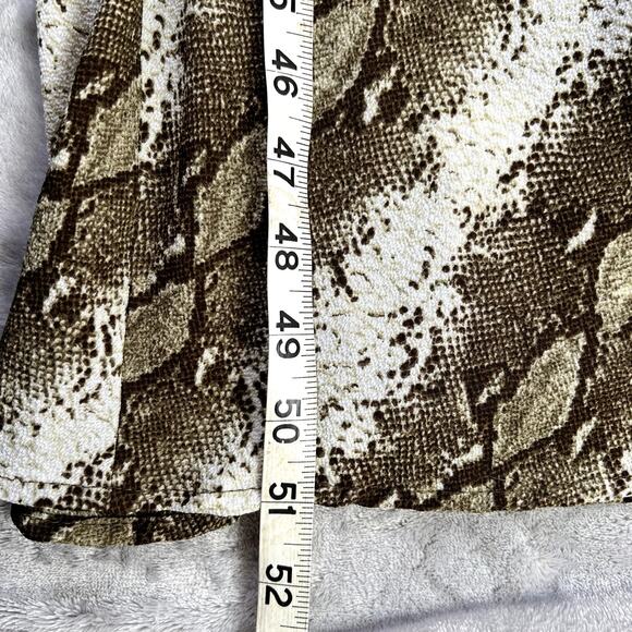 naked wardrobe Women L Snake Cowl Neck Midi/Maxi Dress Grungecore Whimsygoth - Picture 6 of 9